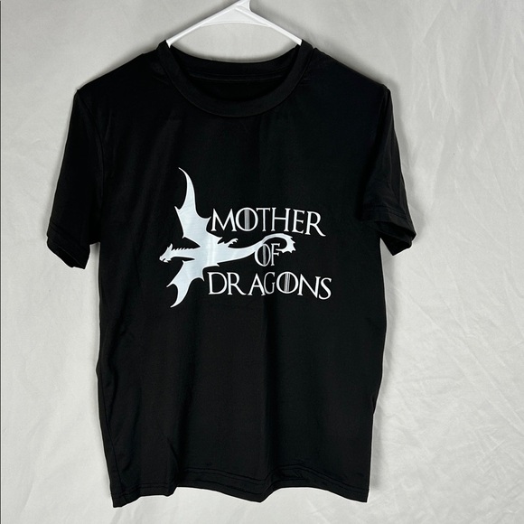 Mother of Dragons Black Short Sleeve T-Shirt -Size Small - Picture 1 of 6